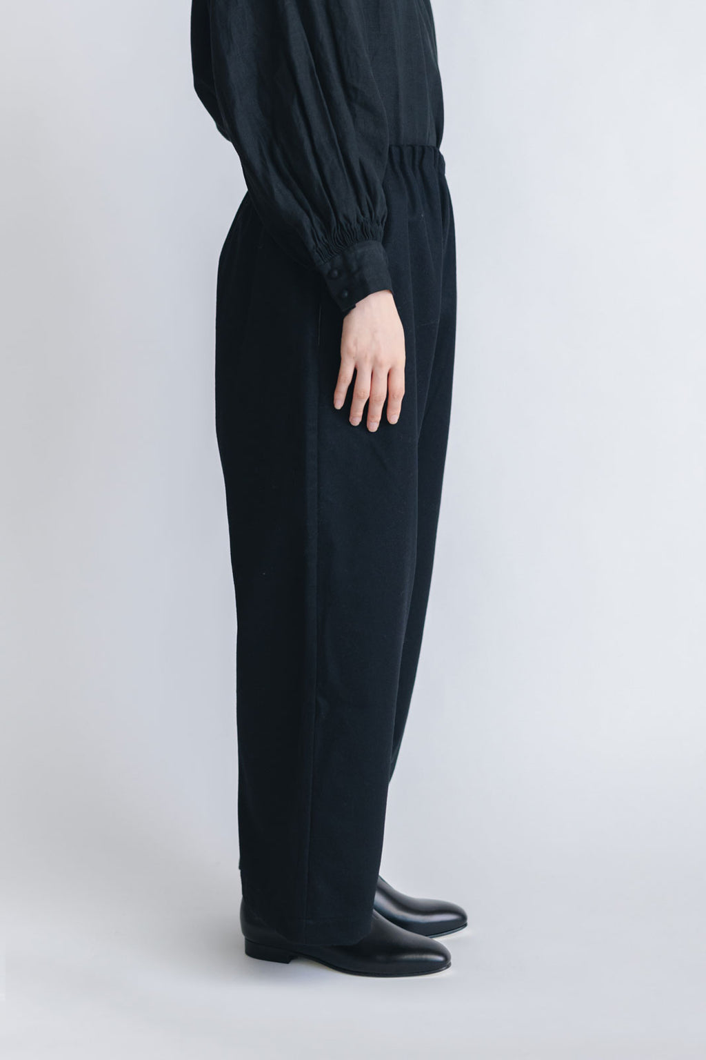 pot and tea ウールワイドパンツ