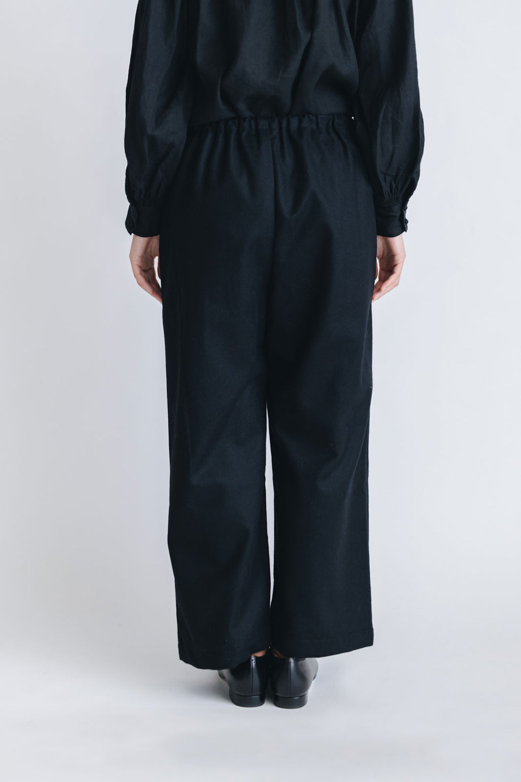 pot and tea ウールワイドパンツ