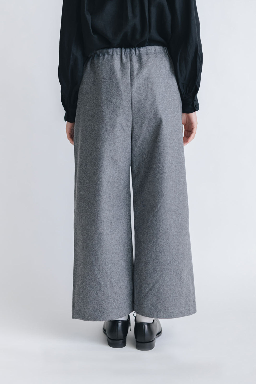 pot and tea ウールワイドパンツ