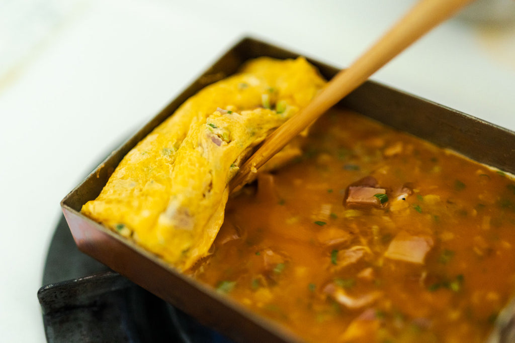 釜浅商店 釜浅の銅厚手たまご焼器 関西型