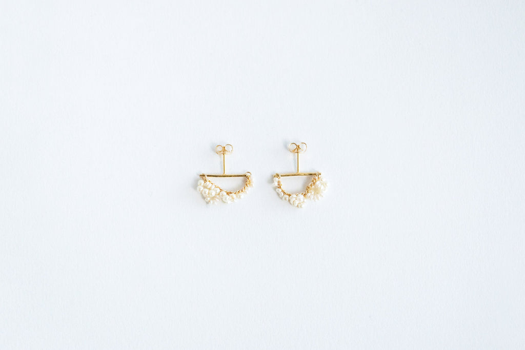 shuó Drop Pearl Pierce