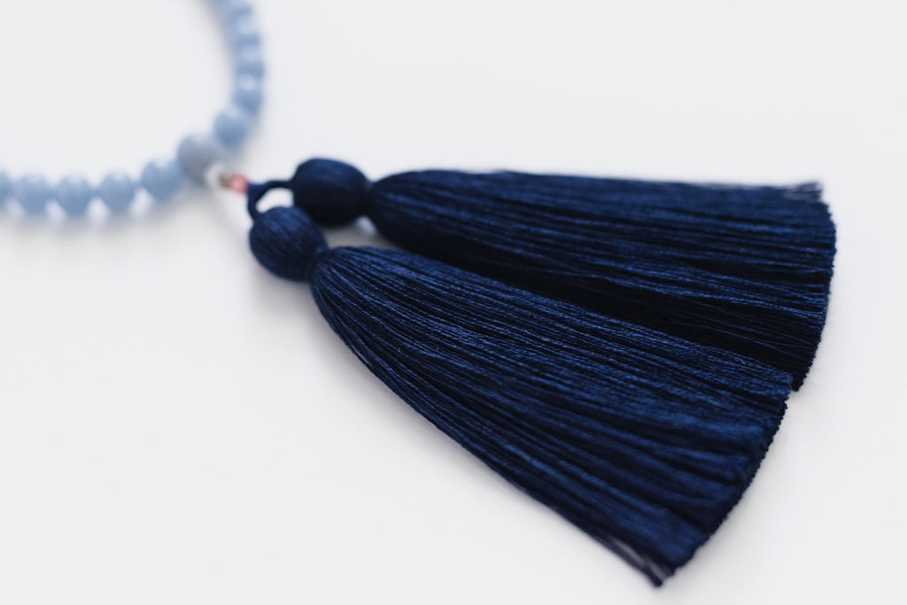 shuó Juzu(Angelite) ブルー×紺