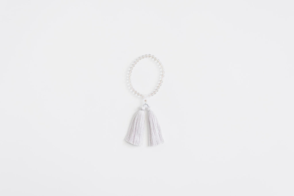 shuó Juzu(Crystal) クリア×シルバー