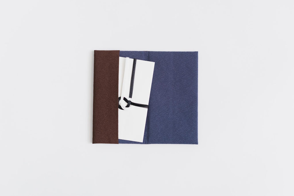 shuó Fukusa (Brown×Bluish Purple) ちりめん