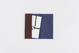 shuó Fukusa (Brown×Bluish Purple) ちりめん