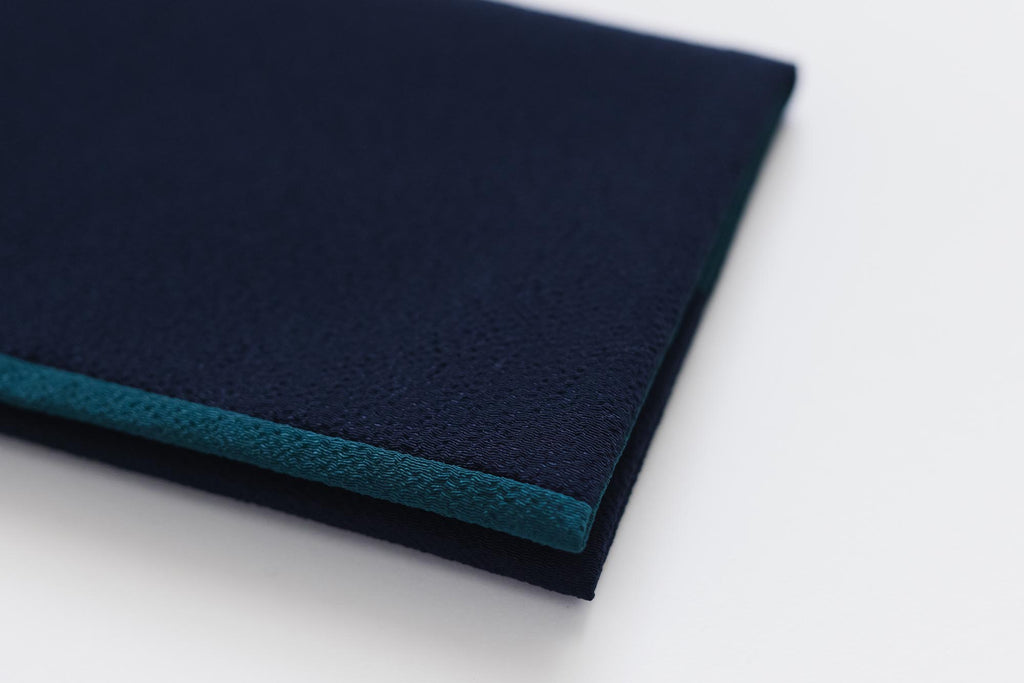 shuó Fukusa (Navy×Green) ちりめん