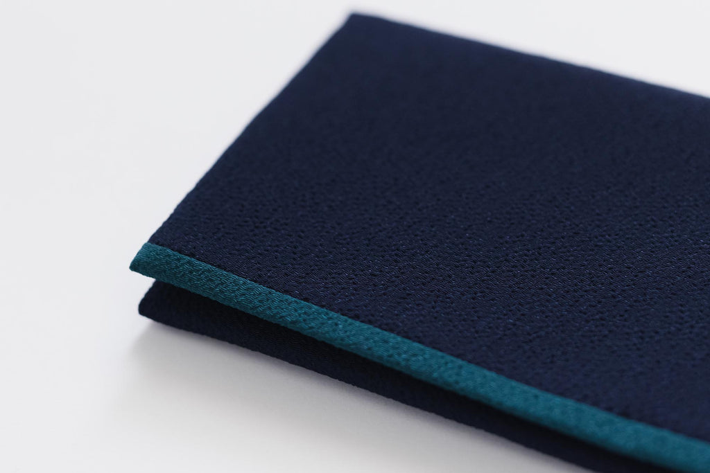 shuó Fukusa (Navy×Green) ちりめん