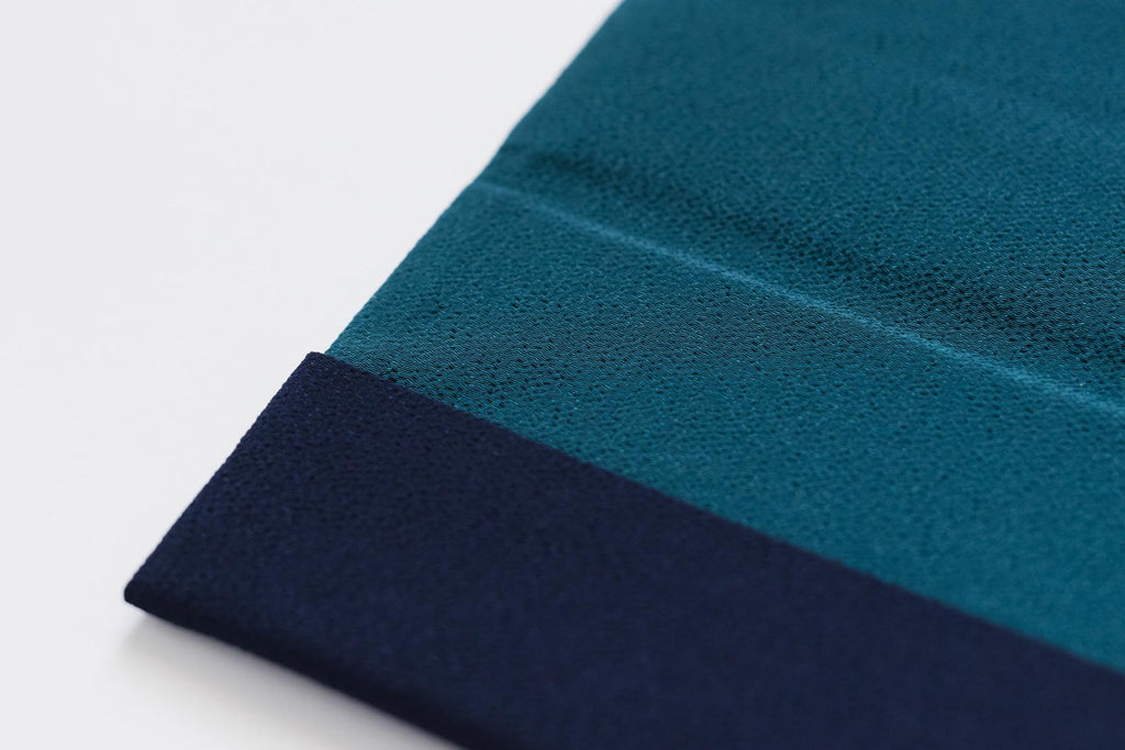 shuó Fukusa (Navy×Green) ちりめん