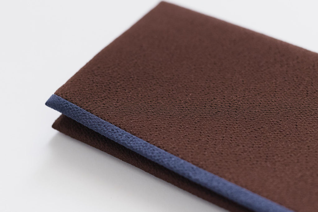 shuó Fukusa (Brown×Bluish Purple) ちりめん