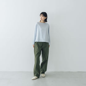 YAECA CONTEMPO ロングスリーブ カットソー