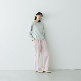 TISSU ブロード ストレートパンツ