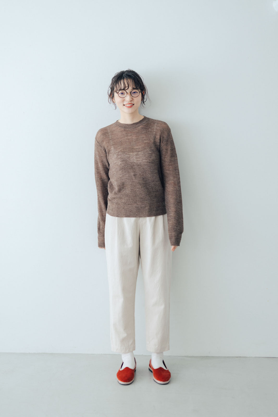 HAU パンツ "cotton wool chino"