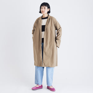 MUYA Linen livery coat リネンリバリーコートサイズ2 生成 MUYA Linen livery coat リネンリバリーコートサイズ2 生成 MUYA
