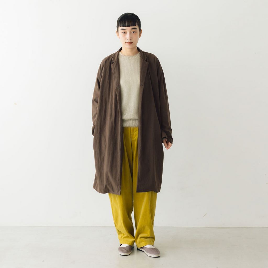 MUYA Nylon Livery Coat tailored collar ｜くらすこと公式オンライン