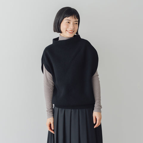 fruits of life リブニットベスト