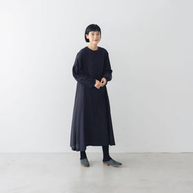 fruits of life ドットギャザーワンピース 水玉