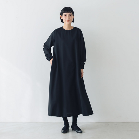 fruits of life ウールパフワンピース