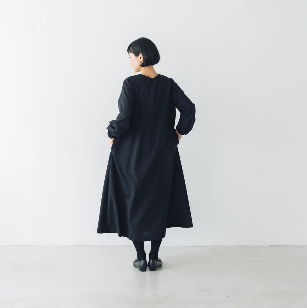 fruits of life ウールパフワンピース