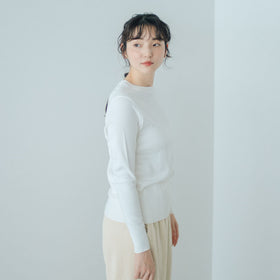 gicipi FRAGORA コットン クルー ニット