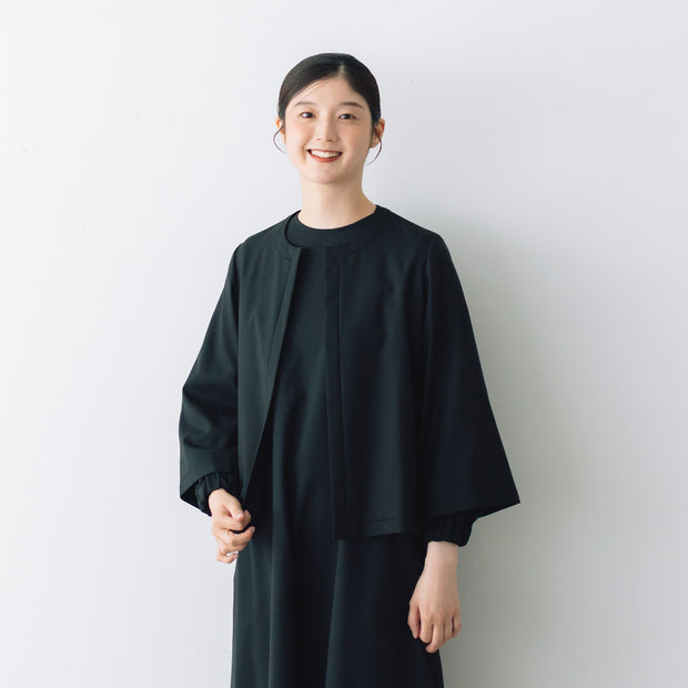 fruits of life ウールノーカラージャケット