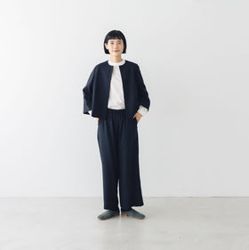 fruits of life ウールノーカラージャケット