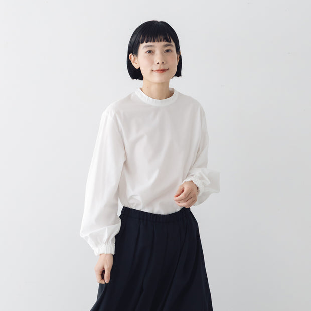 fruits of life スタンドカラーブラウス