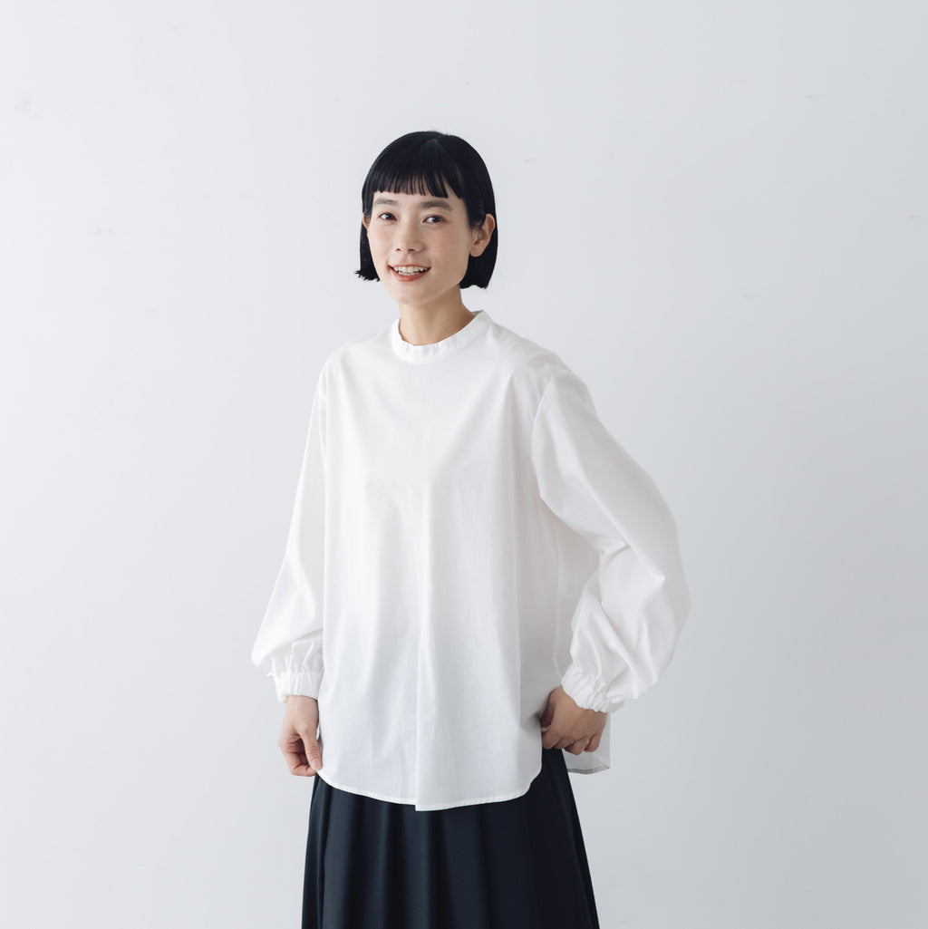 fruits of life スタンドカラーブラウス