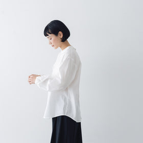 fruits of life スタンドカラーブラウス