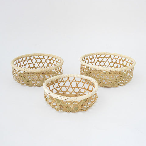 竹の六つ目かご