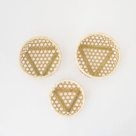 竹の六つ目かご