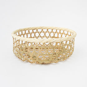 竹の六つ目かご