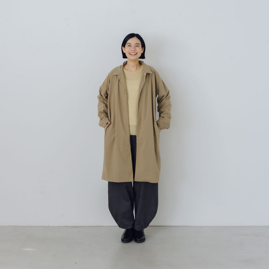 MUYA Nylon livery coat soutien collar