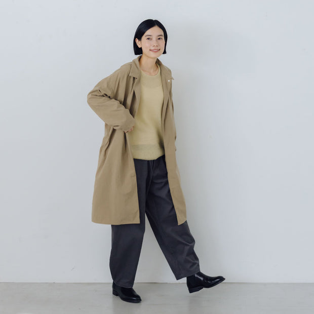 MUYA Nylon livery coat soutien collar