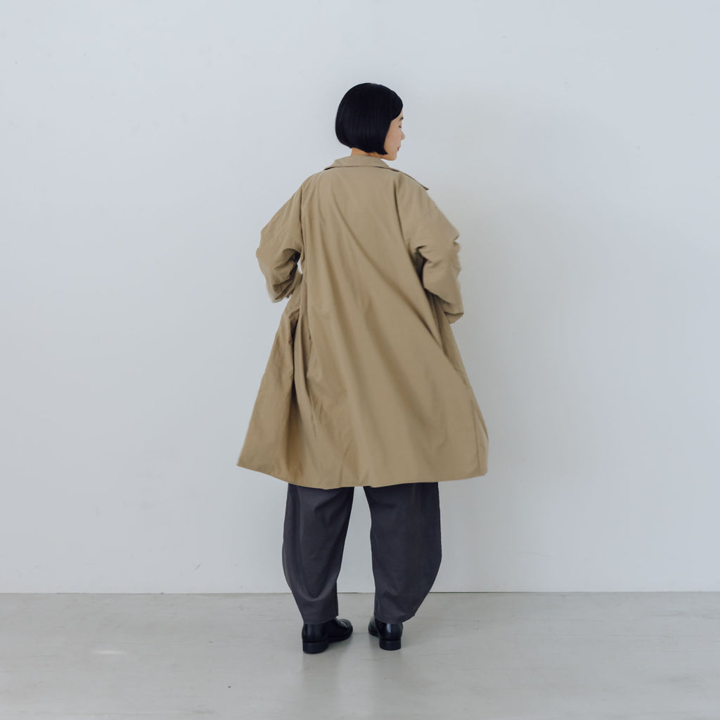 MUYA Nylon livery coat soutien collar