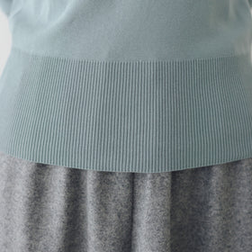 gicipi FRAGORA クルーネック ジャストフィット ニットソー