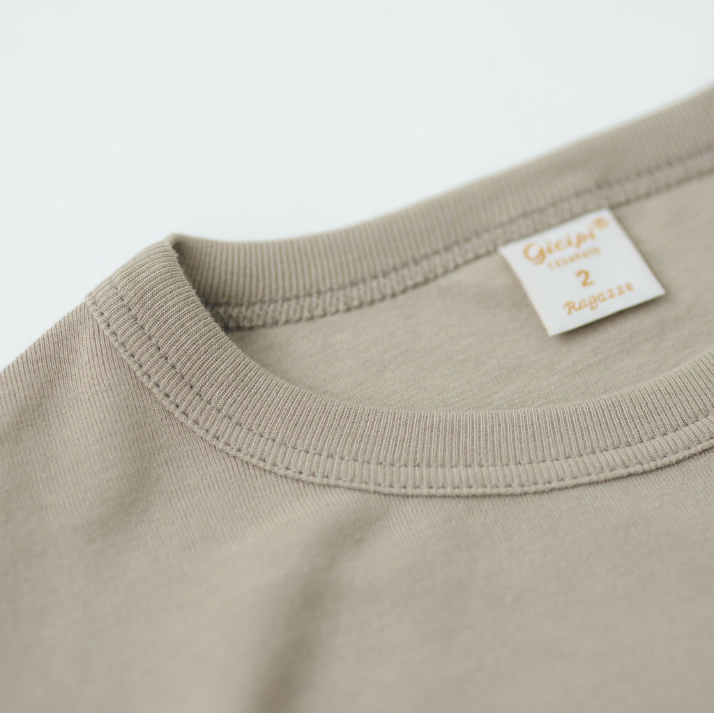 gicipi CRISTALLO クルーネック Tシャツ