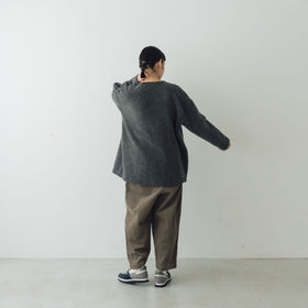 MUYA Wool pile Relax cardigan