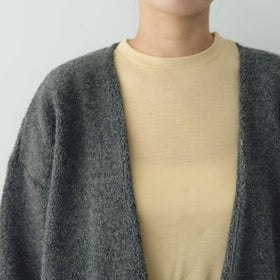 MUYA Wool pile Relax cardigan