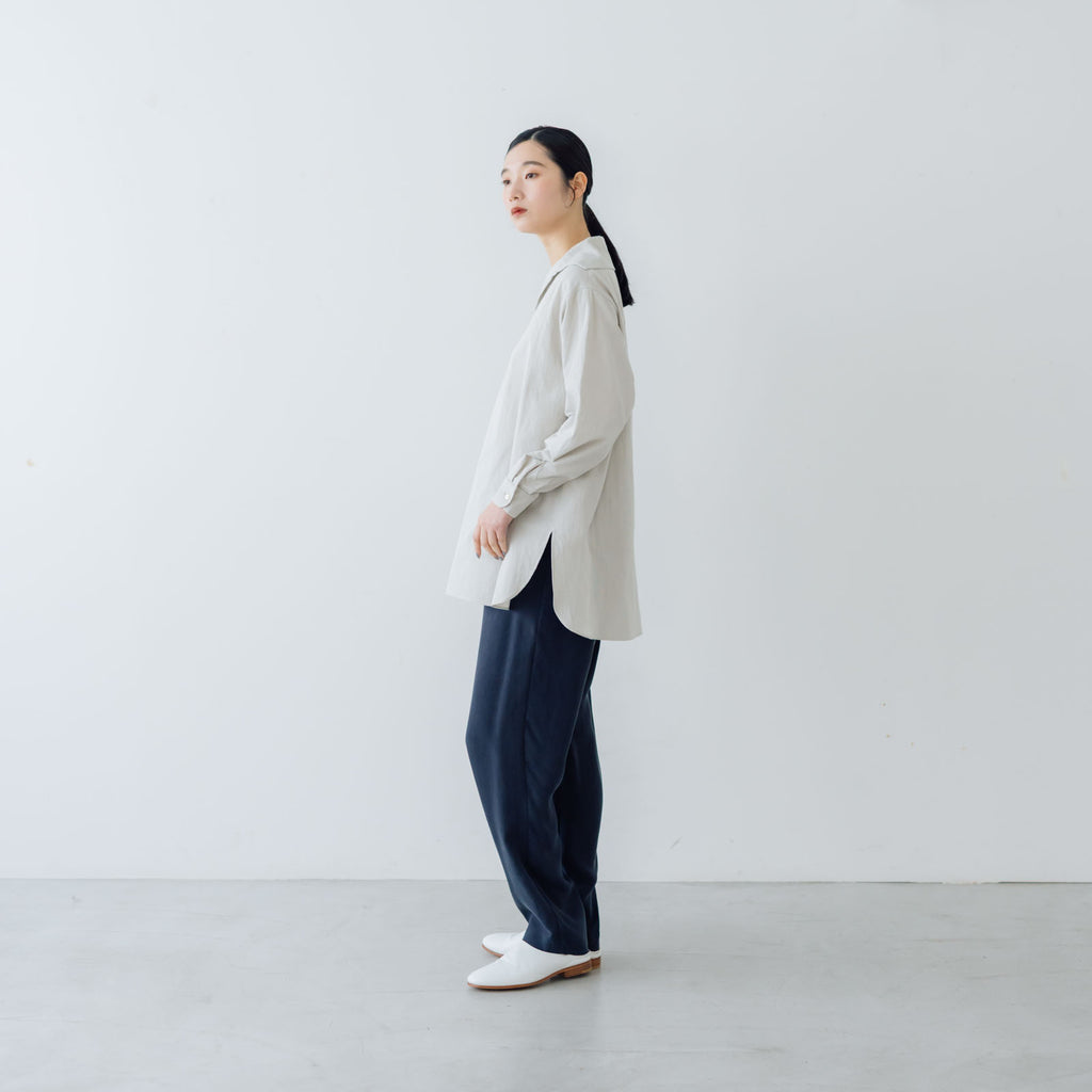 fruits of life コットンセーラーカラーシャツ