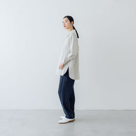 fruits of life コットンセーラーカラーシャツ