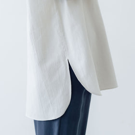 fruits of life コットンセーラーカラーシャツ