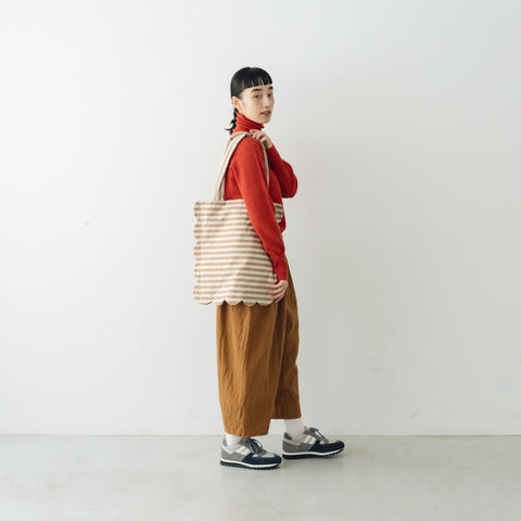 chitose.K scallop tote bag