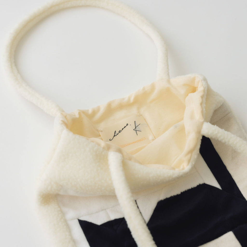 chitose.K patchwork tote bag ネコ