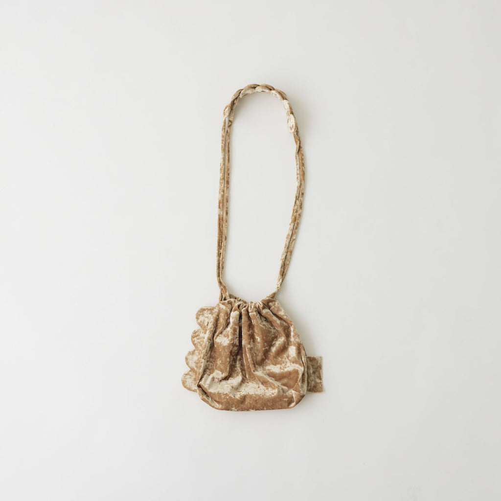 chitose.K scallop kincyaku bag