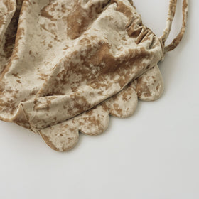 chitose.K scallop kincyaku bag