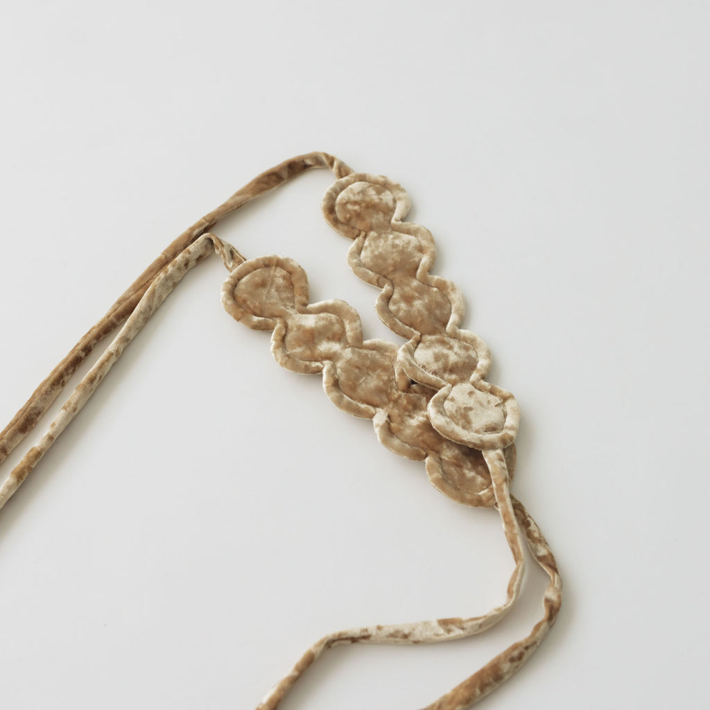 chitose.K scallop kincyaku bag