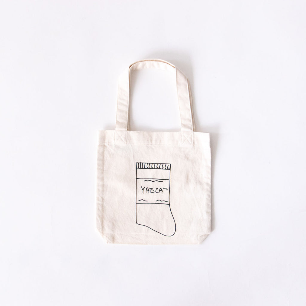 YAECA プリントバッグ（S）RIB SOCKS