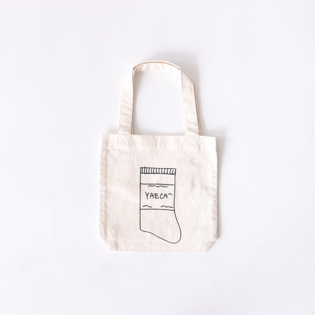 YAECA プリントバッグ（S）RIB SOCKS