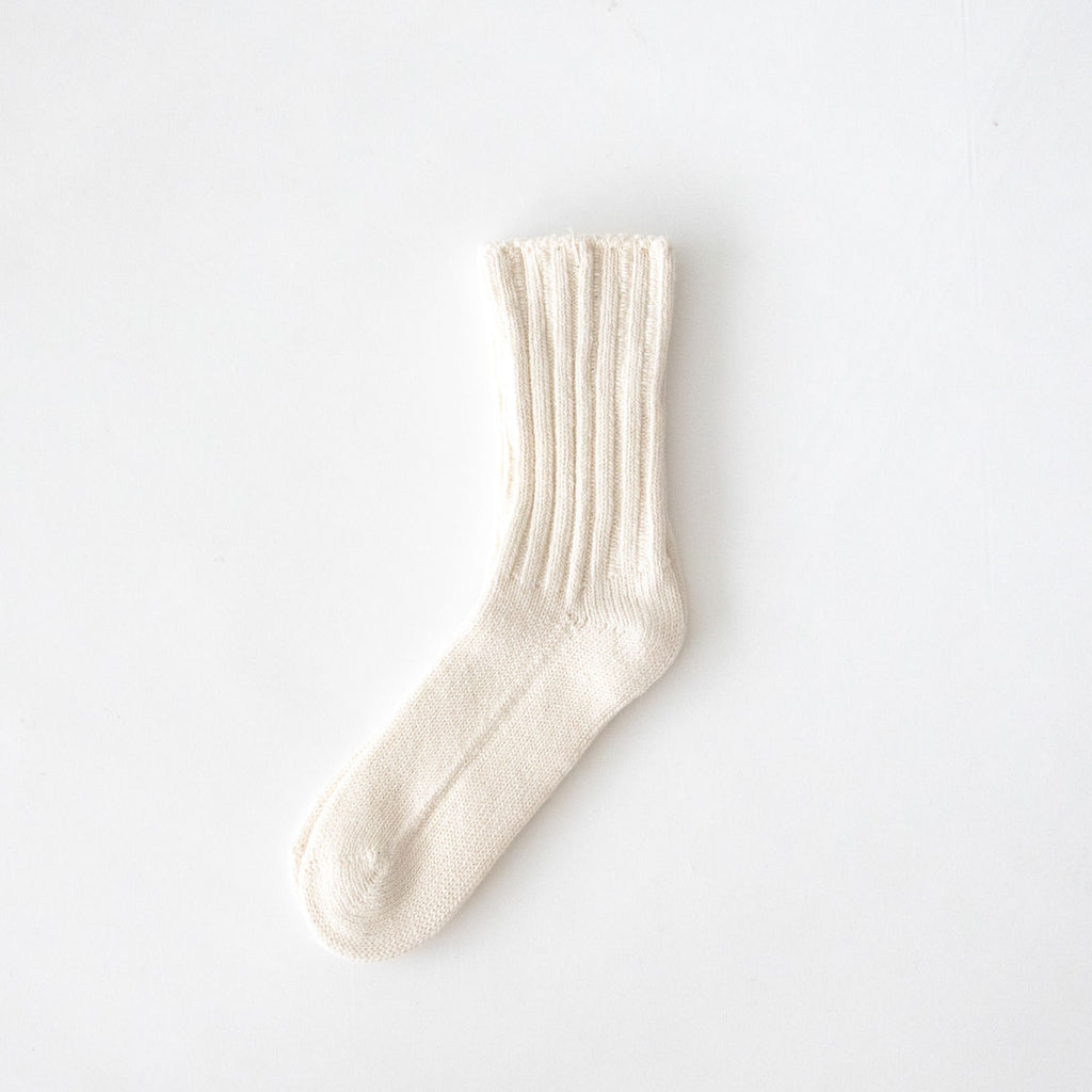 YAECA コットンリブソックス