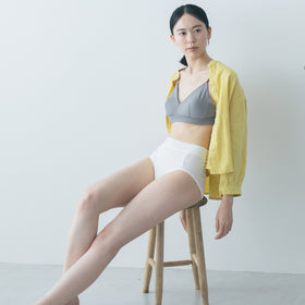 【一部SALE】くらすこと コットンリブなめらか ショーツ